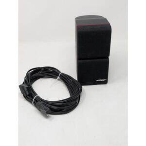 Bose Acoustimass Redline Swivel Double Dual Cube Satellite Speaker-With Cords